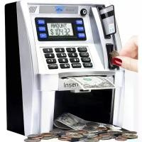 ราคา กระปุกออมสินอิเล็กทรอนิกส์, ธนาคาร ATM, กล่องประหยัดเหรียญเงินสด, รหัสผ่าน, กล่องเงิน, ตู้เซฟธนาคาร ATM, ธนบัตรอัตโนมัติ, เหมาะสำหรับเด็ก, ของขวัญ, [COD], 2023 (1731414563853667307)