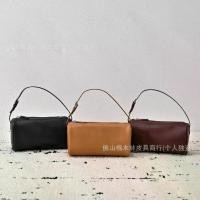 ราคา กระเป๋าใส่ปากกา หนังแท้ ซอกหนังวัวชั้นแรก กระเป๋าถือ สไตล์เรโทร กระเป๋าสะพายไหล่มือถือเรียบง่าย กระเป๋ามินิยุค 90 (1731213212745369215)