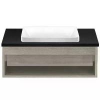 ราคา COTTO V00101 ตู้เก็บของใต้อ่างล้างหน้าแบบแขวนผนัง สีไม้เทา (Fumus Gray Oak) (1730269837761808980)