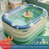 ราคา สระว่ายน้ำเด็ก พับได้ เต็มตัว หนา เหมาะสำหรับใช้ในบ้าน อ่างอาบน้ำเป่าลม ปกป้องเด็ก สระว่ายน้ำเด็ก Pelita Raya ทำจากพลาสติก ตกแต่งผนัง Raya (1731402988222318390)