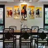 ราคา ชุดจิตรกรรมเพชร, ผ้าใบอัพเกรด, ชุดม้าแปดตัวชั้นดี, ขนาดใหญ่, เพชรเต็ม, ห้องนั่งเล่น, วางเพชร, ปักครอสติส, ห้องนอน, ห้องรับประทานอาหาร, ตกแต่งบ้าน, เย็บปักถักร้อยเพชร, KS (1730111968040291148)