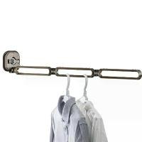 ราคา ราวตากผ้าแบบยืดหดได้, หมุนได้ 360 องศา, พับได้, ราวตากผ้า, ถ้วยดูด, ไม้แขวนเสื้อ, ติดผนัง, ราวตากผ้า (1732318805305034888)