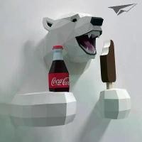 ราคา ตกแต่งผนังฤดูร้อน, การออกแบบหมีขั้วโลกและสัตว์ทะเลน่ารัก, โมเดลกระดาษ DIY ขนาดใหญ่, ห้อย, คอลเลกชันผู้คน 1675 (1731215844056335641)