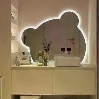 ราคา กระจกหมีอัจฉริยะ โคมไฟ LED เรืองแสง โต๊ะเครื่องแป้งในห้องน้ำ สร้างสรรค์ ล้างรูป ป้องกันหมอก ติดผนัง (1729677327467318049)