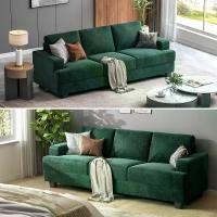 ราคา โซฟาโซฟา, 89 นิ้ว, คู้ 3 ที่นั่งพร้อมที่นั่งแบบลึก, ผ้าคลุมโซฟาแบบถอดได้, ติดตั้งง่าย, โซฟาที่ทันสมัย, คู้โซฟา 3 ที่นั่ง, สำหรับห้องนั่งเล่นและอพาร์ตเมนต์ (1730670870901197486)