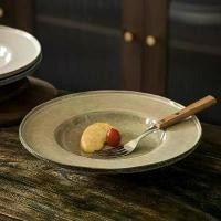 ราคา จานเซรามิกย้อนยุค, จานฟางหมวกฟาง, จานซุปเห็ด, จานอาหารเช้า, สำหรับใช้ในครัวที่บ้าน, [COD] (1731169039888976875)