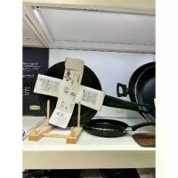 ราคา CODกระทะทอด IKEA, กระทะ อิเกีย , กระทะ Teflon , กระทะมีด้าม , แข็งแรง , มีด้ามจับ , สีดำ , 24 ซม.TikTok (1732196377106417736)