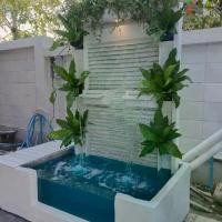 ราคา ม่านน้ำตกมีระบบกรองน้ำใส อ่างหน้ากระจกใสหนา 8 มิล ม่านน้ำตกมีไฟสว่าง (1729966969841617484)