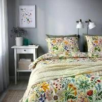 ราคา ปลอกผ้านวม, Strandlummer, ของ Ikea, ลายดอกไม้, ทำจากผ้าฝ้ายและปลอกหมอน, ชุดผ้าปูที่นอน Cadar, ของ Ikea (1730740061113715706)