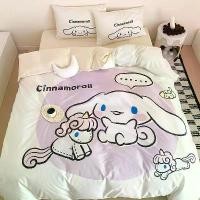 ราคา ชุดเครื่องนอนผ้าฝ้ายลายการ์ตูน Sanrios Kawaii Kuromi Cinnamoroll ชุดสี่ชิ้นสำหรับนักเรียน บ้าน ผ้าปูที่นอน ปลอกผ้านวม อุปกรณ์เตียง (1730765655094102360)
