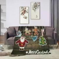 ราคา ผ้าห่มพิมพ์ลาย วัสดุผ้าสักหลาด เหมาะสำหรับคริสต์มาสและฮาโลวีน ผ้าห่มลำลอง เหมาะสำหรับเด็ก รวมกล่องของขวัญวันหยุด (1730709463424010813)