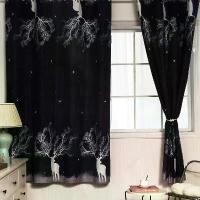 ราคา ผ้าม่านทึบแสง ดีไซน์เรียบง่าย สีดำสนิท มีเชือกแขวนแหวน ผลิตภัณฑ์สำเร็จรูป เหมาะสำหรับห้องนอน ห้องเช่า และหน้าต่างอ่าว มีรู ผ้าม่าน (1731184514829026659)