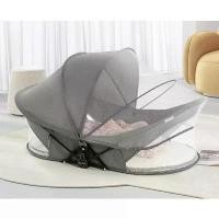 ราคา เปลเด็ก แบบพกพา และพับได้ ป้องกันแรงกด พับเก็บได้ เหมาะสำหรับทารกแรกเกิด ดีไซน์ไบโอนิค มุ้งกันยุงสำหรับเดินทาง เด็กหญิง เด็กผู้ชาย เตียง (1730955325492136555)