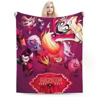 ราคา ผ้าห่มโยนนุ่ม, โรงแรม Hazbin, วัสดุผ้าสักหลาดนุ่ม, ดีไซน์พิมพ์ลายแฟชั่น, ซักได้, เหมาะสำหรับโซฟา, เตียง, ห้องนั่งเล่น, เก้าอี้ (1730717212014905917)
