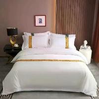 ราคา ชุดเครื่องนอนบูติกผ้าฝ้าย, Juezhu, 100%, เหมาะสำหรับโรงแรมห้าดาว, ชุดสี่ชิ้น, ผ้าปูที่นอนคู่, ผ้าปูที่นอนควีนไซส์คิง, ปลอกหมอนอิง, ชุดเครื่องนอน (1731253334222144770)