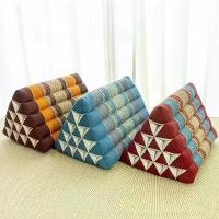 ราคา หมอนอิง สามเหลี่ยมไทย เบาะ หวาย โซฟา ป้องกันสะโพก เบาะขนาดใหญ่ เหมาะสำหรับร้านทำสปานวด หมอนอิง (1731672109190908221)