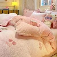 ราคา ชุดกำมะหยี่ฤดูหนาว, เกล็ดหิมะกำมะหยี่, ห่อด้วยกำมะหยี่นมหนา, ผ้าปูที่นอนกำมะหยี่ปะการัง, ปลอกผ้านวมผ้าสักหลาด, ขายส่ง, เตียง, เหมาะสำหรับฤดูหนาว (1731314541389122091)