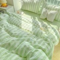 ราคา ปลอกผ้านวมผ้าฝ้าย มีให้เลือก 1 ชิ้น 5 ฟุต 3 ฟุต และ 6 ฟุต ทำจากผ้าฝ้าย ดีไซน์ลายซักรีด ปลอกผ้านวม สีเขียว สีเหลือง และสีน้ำเงิน นุ่ม เป็นมิตรกับผิว ไม่รวมผ้านวม (1730678802893802490)