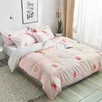 ราคา ชุดสี่ชิ้น สไตล์เจ้าหญิง 818 ผ้าปูที่นอน ปลอกหมอน ผ้าคลุมผ้านวม ลายการ์ตูนดอกสตรอเบอร์รี่ เหมาะสำหรับบ้าน เครื่องนอนในห้องนอนเด็กผู้หญิง 281 (1731244227477013762)