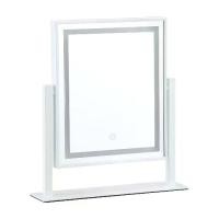 ราคา ส่งฟรี. INDEX LIVING MALL กระจกตั้งโต๊ะ รุ่นไลท์ ขนาด 32.6 x 8.6 x 36 ซม. - สีขาว (1731818250203925040)