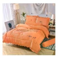 ราคา แต่ 090081 ชุดผ้าปูที่นอน 6/5/3.5/3 ฟุต 5 ชิ้น พร้อมผ้านวมขนห่านเทียมหนา 6 ฟุต สีพื้น มินิมอล วินเทจชุดเตียง 4 ชิ้น four pieces beddings (1732291739182402098)