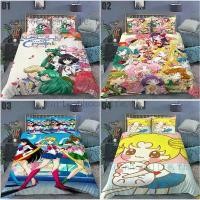 ราคา ชุดเครื่องนอน วัสดุผ้าฝ้ายเนื้อนุ่ม ผ้าปูที่นอน ปลอกหมอน สไตล์เกาหลี หลายขนาด ธีมเซเลอร์มูน เหมาะสำหรับตกแต่งห้องนอน (1731007686270028734)