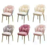 ราคา เก้าอี้โต๊ะเครื่องแป้งพร้อมขาโลหะ เก้าอี้ตกแต่ง ที่นั่งบุนวม เหมาะสำหรับห้องแต่งตัวและคาเฟ่ (1732130665916500714)