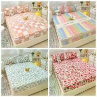 ราคา ชุดผ้าปูที่นอน ผ้าปูที่นอน ผ้าปูที่นอน 360 องศา 6 ฟุตและ 5 ฟุต ลายการ์ตูนดอกไม้ 3.5 ฟุต ระบายอากาศได้ดี มุม ผ้าปูที่นอน ผ้าคลุมเตียง รวมปลอกหมอน เหมาะสำหรับเตียงขนาด 3.5 ฟุต (1730517256511457624)