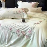 ราคา ปลอกผ้านวมผ้าฝ้ายแท้ เครื่องนอนสุดหรูระดับไฮเอนด์ ราคาไม่แพง ฝรั่งเศส ลวดเย็บกระดาษยาว งานปักสี่ชิ้น ขอบผ้าฝ้ายกด ผ้าปูที่นอน 100S (1729791581558246086)