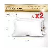 ราคา หมอนโรงแรม 6 ดาว Luxury รุ่น Standard Firm จำนวน 2 ใบ เส้นใย Micro Crimp หมอนหนุน (19x29 นิ้ว ขนาดมาตรฐาน) ความนุ่มระดับ (นุ่มแน่นสูง) (1730168864982796539)