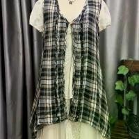 ราคา เสื้อคลุมยาวลายสก๊อต แบรนด์ญี่ปุ่น มีตำหนิ (1732274507354245501)