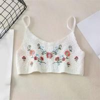 ราคา เสื้อกั๊กลูกไม้ลายทางผู้หญิงสไตล์ชาติพันธุ์โบฮีเมียนคอเชือกแขวนคอเปลือย, การออกแบบกลวงออก, เสื้อกั๊ก, 5, [KTHE ใหม่] (1731430490396591626)