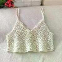 ราคา เสื้อกั๊กลูกไม้ลายทางผู้หญิงสไตล์ชาติพันธุ์โบฮีเมียนคอเชือกแขวนคอเปลือย, การออกแบบกลวงออก, เสื้อกั๊ก, 2, [KTHE ใหม่] (1731430481601791498)