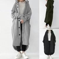 ราคา เสื้อกันลมผู้หญิง เสื้อโค้ทกันหนาวมีฮู้ด ความยาวปานกลาง เหมาะสำหรับฤดูใบไม้ร่วงและฤดูหนาว (1732006087801473358)