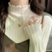 ราคา เสื้อฐานสำหรับผู้หญิง, ฤดูใบไม้ร่วงฤดูหนาวมาใหม่, เสื้อกันหนาว, คอเต่าครึ่งตัว, เสื้อถักด้านใน (1732037587808127310)