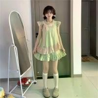 ราคา ชุดสูทสองชิ้น, สีเขียวมัทฉะ, สีชมพูฮิต, เสื้อโบว์, กระโปรงสีเขียวอเนกประสงค์, คอลเลกชันฤดูร้อนหน้า 2025 (1731289012710376912)