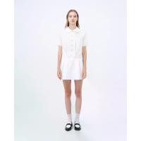 ราคา Kloset Design Collared Button-Front Dress (SS25-D002-F) มินิเดรสคอปกกระดุมหน้าตกแต่งด้วยลูกไม้ (1731288845091636428)