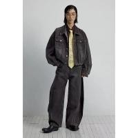 ราคา เสื้อโค้ทเดนิมผ้าฝ้ายแท้ ใหม่ สไตล์วินเทจ ล้างชายเสื้อพับกระชับ ปกสั้น V7497 เวลา (1731076739777727116)