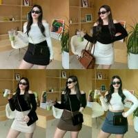 ราคา กางเกงกระโปรง กระโปรงรอบ ซับในทั้งตัว ทำจากผ้าเปเป่ย เหมาะสำหรับผู้หญิงโค้ง เสื้อผ้าผู้หญิง (1731458326711076008)