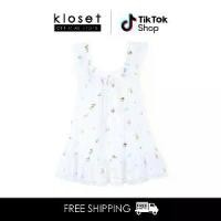 ราคา Kloset Design Floral Embroidered Dress (RS25-D002-F) ชุดเดรสงานปักดอกไม้และดีเทลระบาย (1731908716674058444)