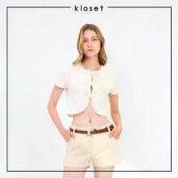 ราคา Kloset Design Summer Knit Top with Bow SS25-T021-C เสื้อไหมพรม ตกแต่งโบว์ด้านหน้า เพิ่มความหวานให้ลุคซัมเมอร์ได้อย่างลงตัว มาพร้อมเนื้อผ้านุ่ม ยืดหยุ่น สวมใส่สบาย (1731288438017656012)