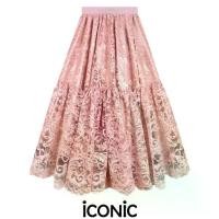 ราคา iCONiC THAI ARUN SKIRT #200870 กระโปรง ผ้าลูกไม้ เอวยืด กระโปรงลูกไม้ กระโปรงบาน กระโปรงแฟชั่น กระโปรงทำงาน กระโปรงออกง (1730992727119792288)