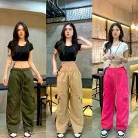ราคา กางเกงคาร์โก้ มีกระเป๋าข้าง สไตล์ซุปเปอร์เท่ ใส่ได้กับกางเกงเอวต่ำและเอวสูง กางเกงคาร์โก้รุ่น (1731419018981901480)