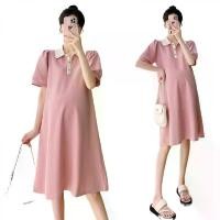 ราคา ชุดคลุมท้อง, ความยาวปานกลาง, คอลเลกชันฤดูร้อน 2024, แฟชั่นใหม่, คอปกโปโล, เสื้อยืดหลวม, อินเทรนด์, เหมาะสำหรับคุณแม่, ชุดคลุมท้อง ชุด เอี๊ยม ชุด ปาร์ตี้ (1730844022511930279)