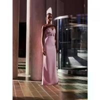 ราคา ชุดเดรสไร้แขน สีชมพู หรูหรา และเซ็กซี่ สไตล์ยุโรปและอเมริกา ดีไซน์ไร้แขน มีสายเพชรและสายรัด เหมาะสำหรับโอกาสสังคมระดับไฮเอนด์ ราคาไม่แพง มาใหม่ (1731267665522625406)