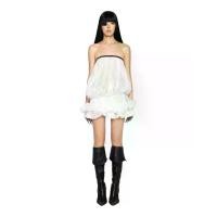 ราคา (แถมกล่อง) LSOUL Dusk Dress เดรสเกาะอกผ้าลูกไม้ซีทรู (1731762057237597052)