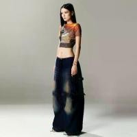 ราคา BLACKDOG BKK-SS2323-pocket cargo jeans-กางเกงคาร์โก้ยีนส์ สามารถถอดซิบเป็นขาสั้นได้ (1729771690504260267)