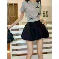 ราคา กระโปรงกางเกงพัฟเมฆสีดำ สำหรับผู้หญิง ฤดูร้อน เอวสูง กระชับสัดส่วน ทรงเอ ลำลอง กางเกงขาสั้นฟอง สไตล์ฮาโลวีน ปี 2025 HK (1731206101934966682)