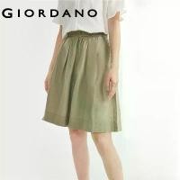ราคา กางเกงขาสั้นผู้หญิง GIORDANO ทำจากผ้าลินินและผ้าฝ้าย ใส่สบาย น้ำหนักเบา เอวยางยืด ทรงหลวม เหมาะสำหรับแฟชั่นฤดูร้อน สไตล์ลำลอง กางเกงขาสั้นจีบ 05403320 (1730199625037613977)