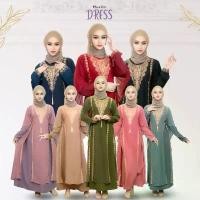 ราคา อาบาย่า ชุดออกงานอิสลามสวยๆ ปักลายลูกไม้แต่งภู่ เพชรรีดสุดอลัง สไตล์ตุรกีทรงสวยหรู IL26วาริสมุสลิม COD (1732008972112136231)